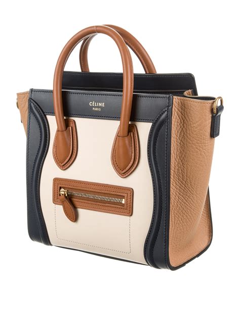 nano celine luggage tote price